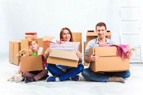 Man with van service helping with a small household move